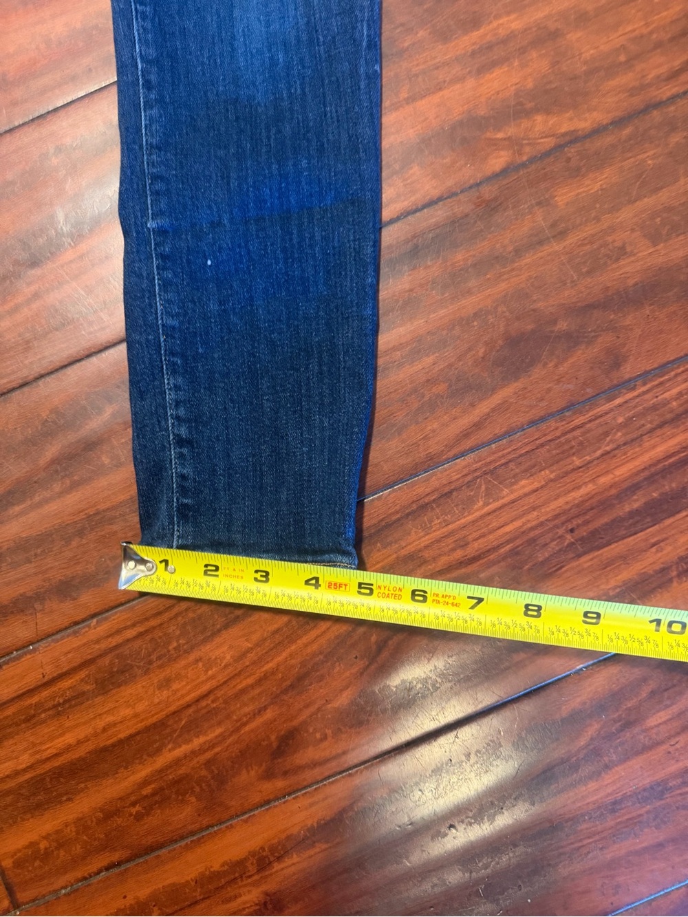 Agolde Indigo Slim High-Rise Skinny Jeans - Picture 4 of 10
